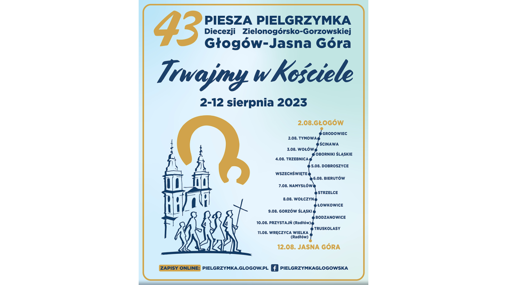 Rozpoczynamy przygotowania do 43. Pieszej Pielgrzymki Głogowskiej!