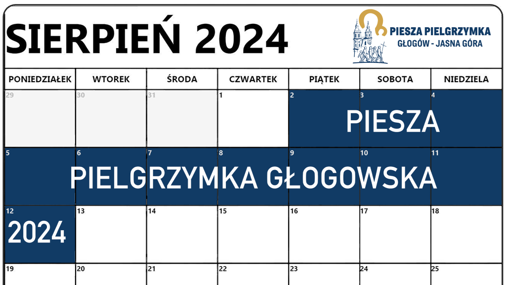 Zaplanuj urlop na 44. Pieszą Pielgrzymkę Głogowską!